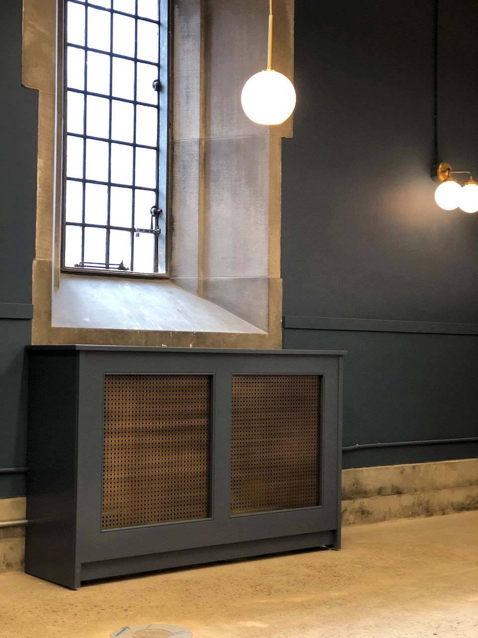 Contemporary style radiator cover